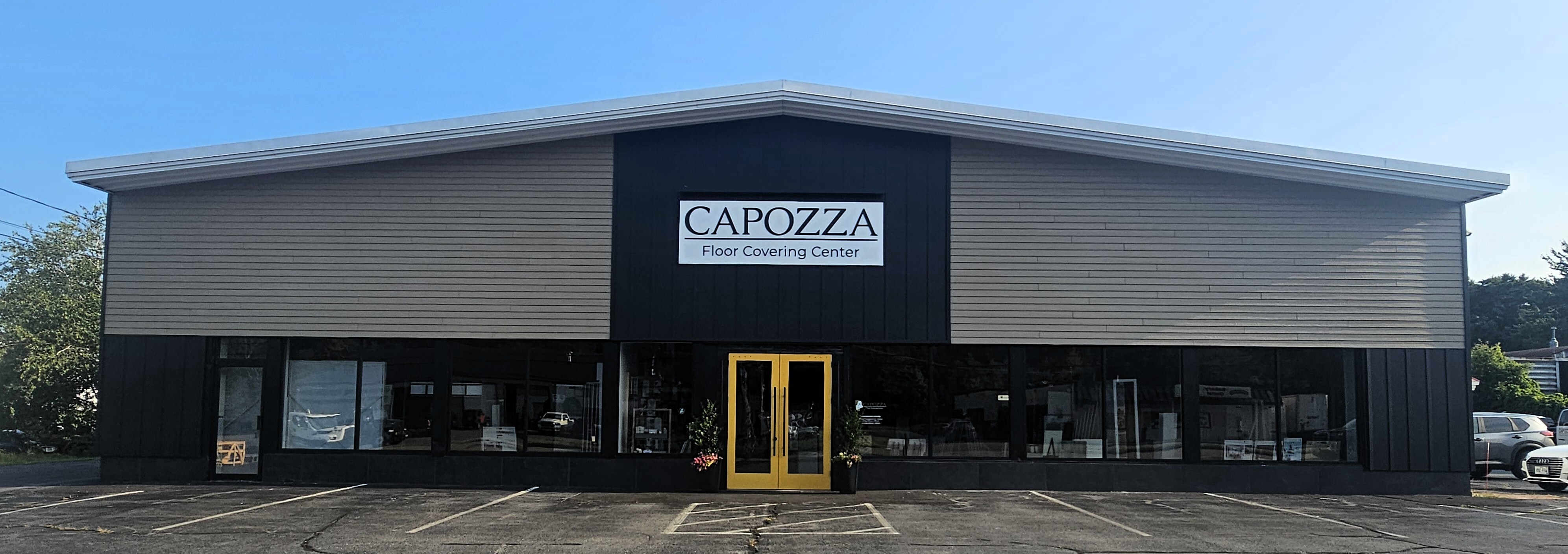 Capozza Floor Covering Center building on Warren Avenue