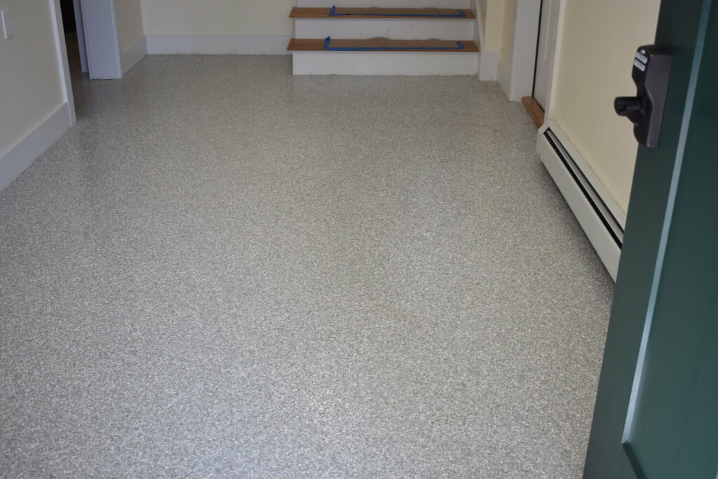 Concrete epoxy flooring