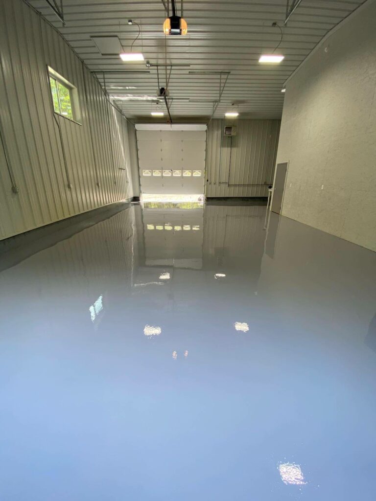 Concrete epoxy flooring
