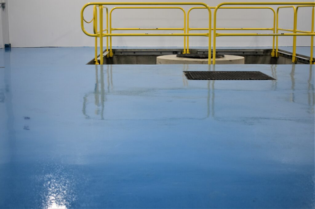 EJP Commercial Office Space Training Facility Epoxy Flooring