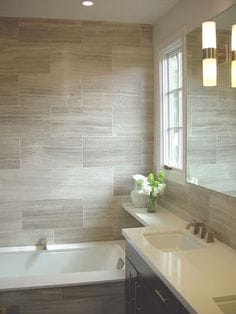 Residential Small Space with large tiles